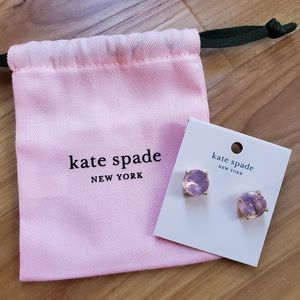 Kate Spade Pink Opal Gumdrop Earrings